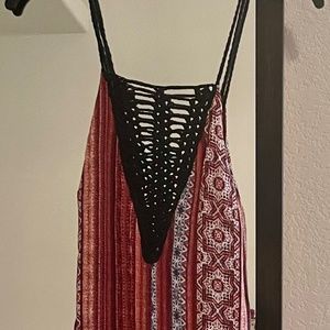 NWT ASTR the Label Strappy Maxi Dress